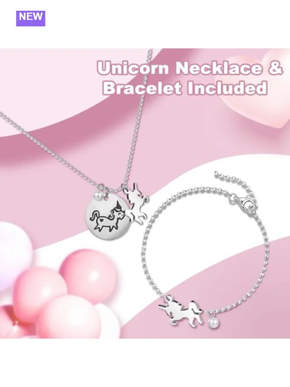 5-Layer Musical Jewelry Box Spinning Ballerina Unicorn Castle Design Jewelry